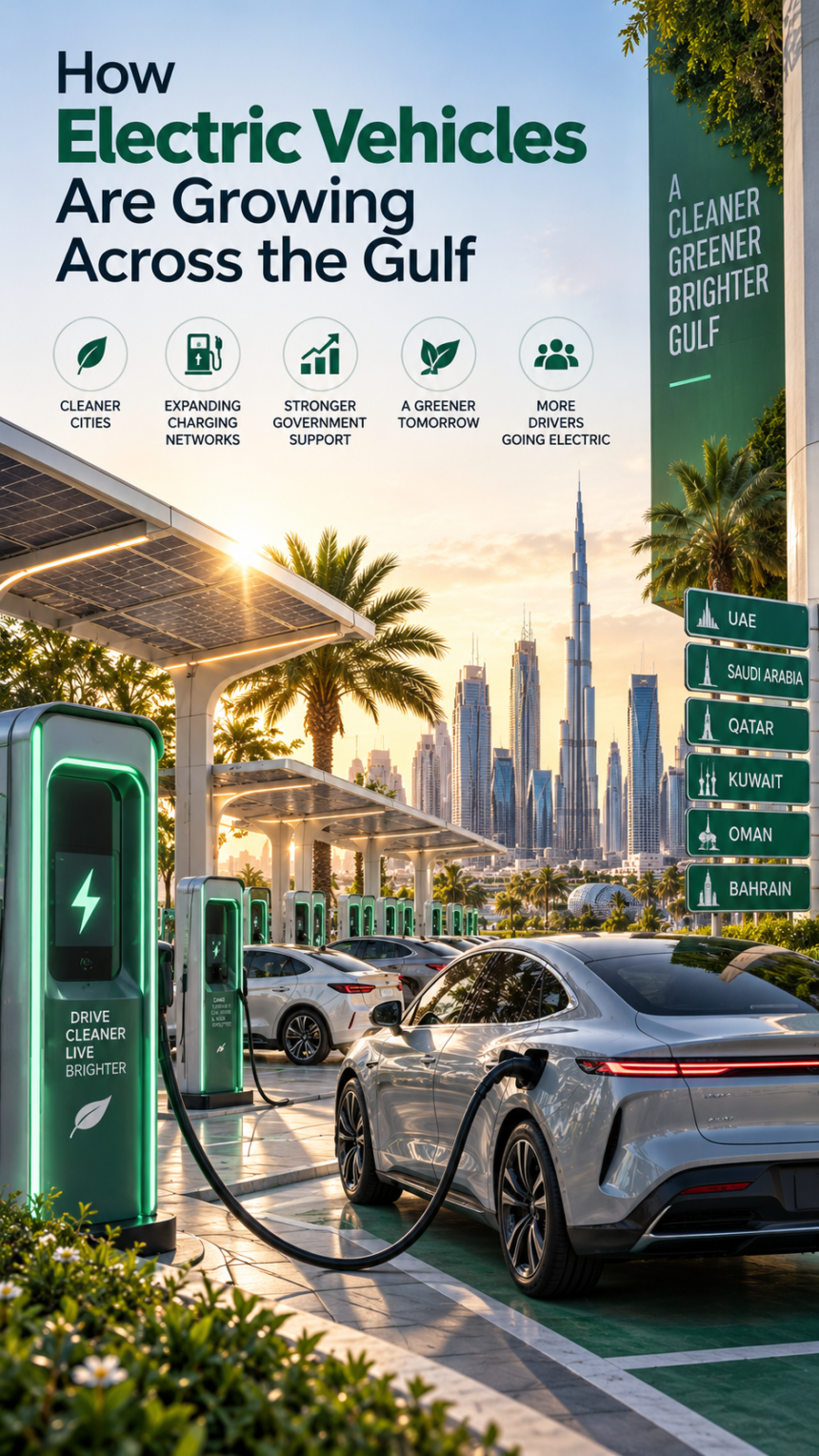 Electric Vehicles Across the Gulf: How EV Adoption Is Growing 1 Electric Vehicles Across the Gulf