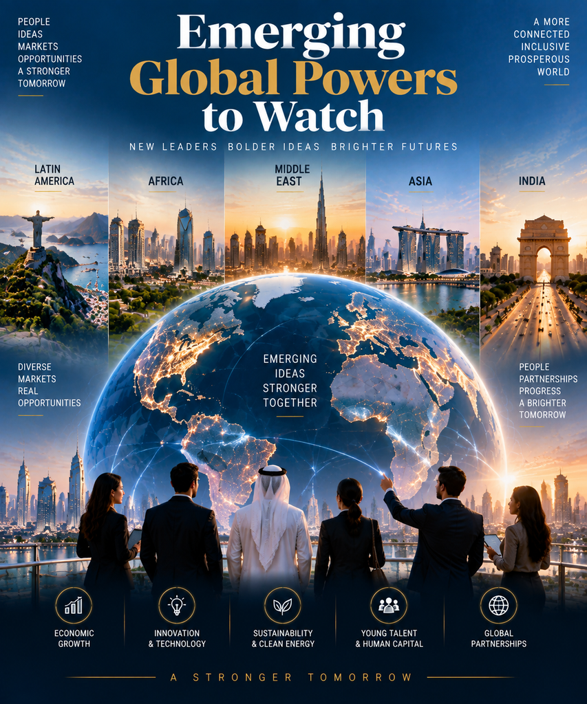 Emerging Global Powers: A Changing World Order 2 Emerging Global Powers to Watch