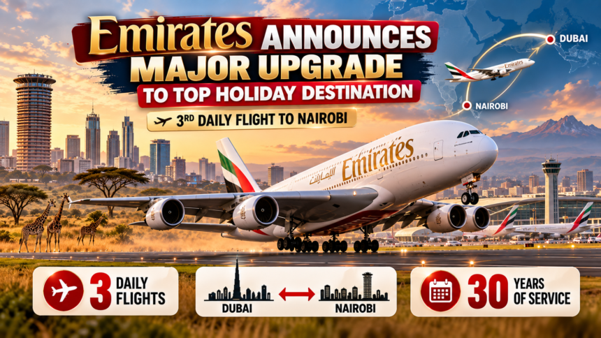 Emirates Announces Major Upgrade to Top Holiday Destination 1 Emirates Nairobi A350 upgrade