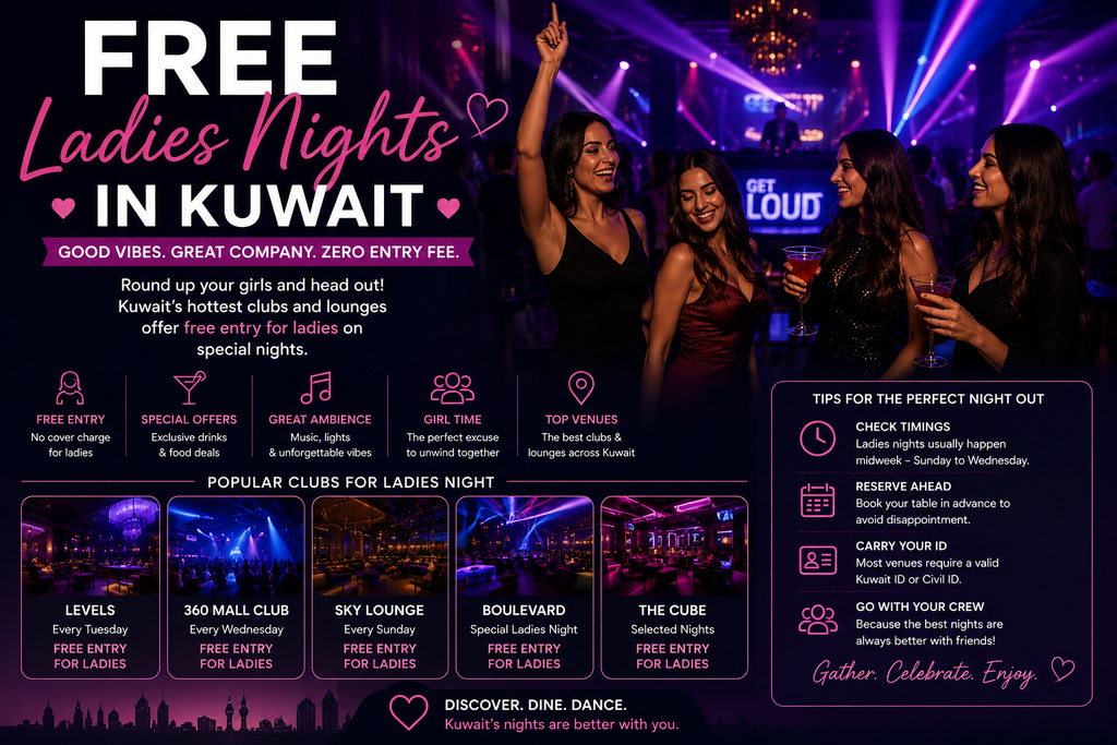Free Ladies Nights in the Kuwait