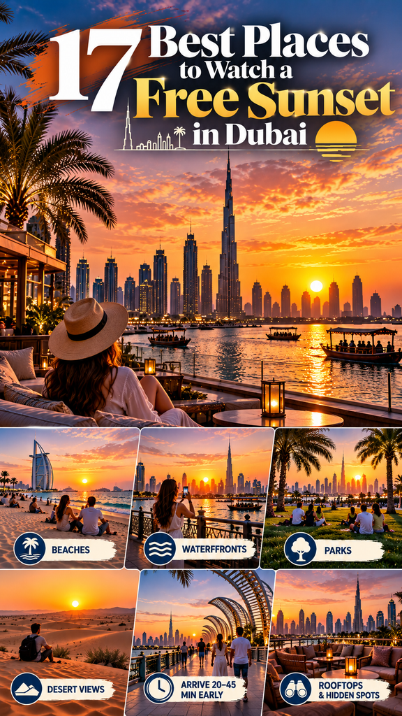 17 Best Places to Watch a Free Sunset in Dubai 2 Free Sunset in the Dubai