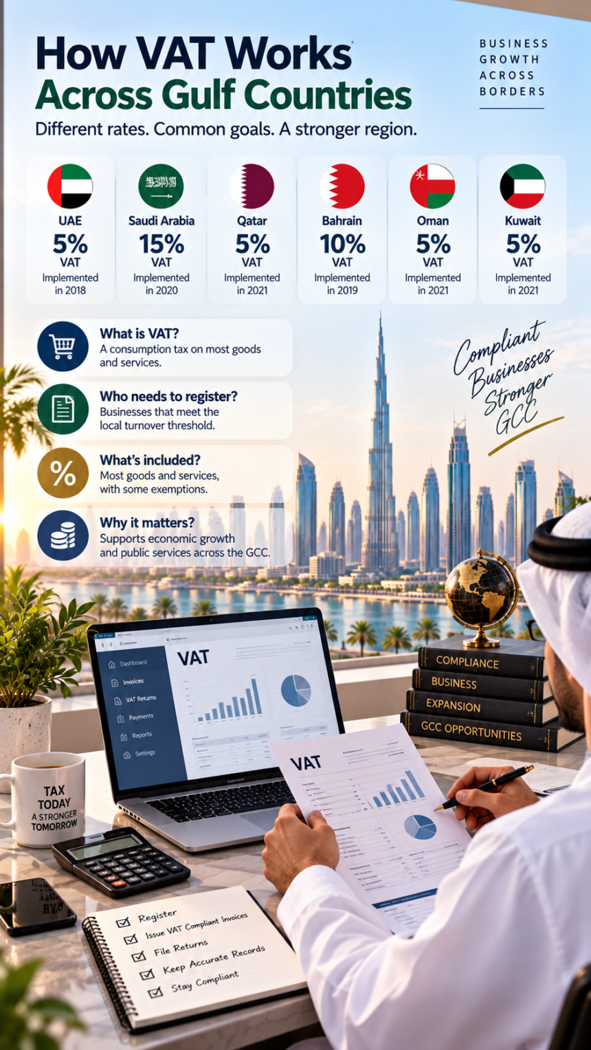 GCC VAT Guide: 12 Essential Rules for Successful Businesses in 2026 1 GCC VAT Guide