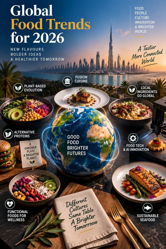Global Food Trends 2026: How Food Habits Are Changing Around the World 2 Global Food Trends