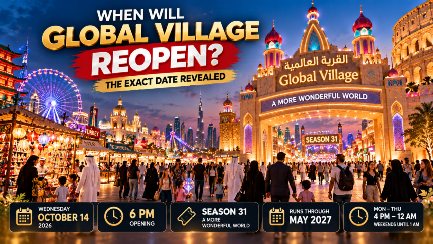 What Will be Global Village Reopening Date? The Exact Date Revealed 1 Global Village reopening date