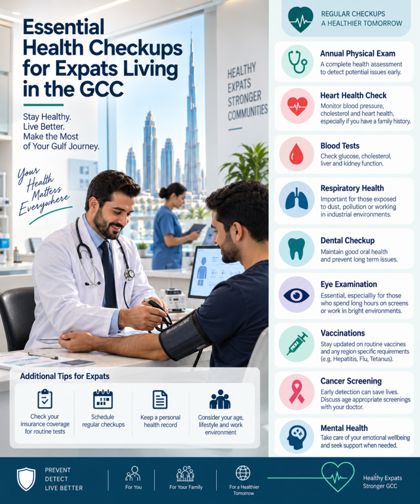 12 Essential Health Checkups for Expats Living in the GCC in 2026 1 Health Checkups for Expats
