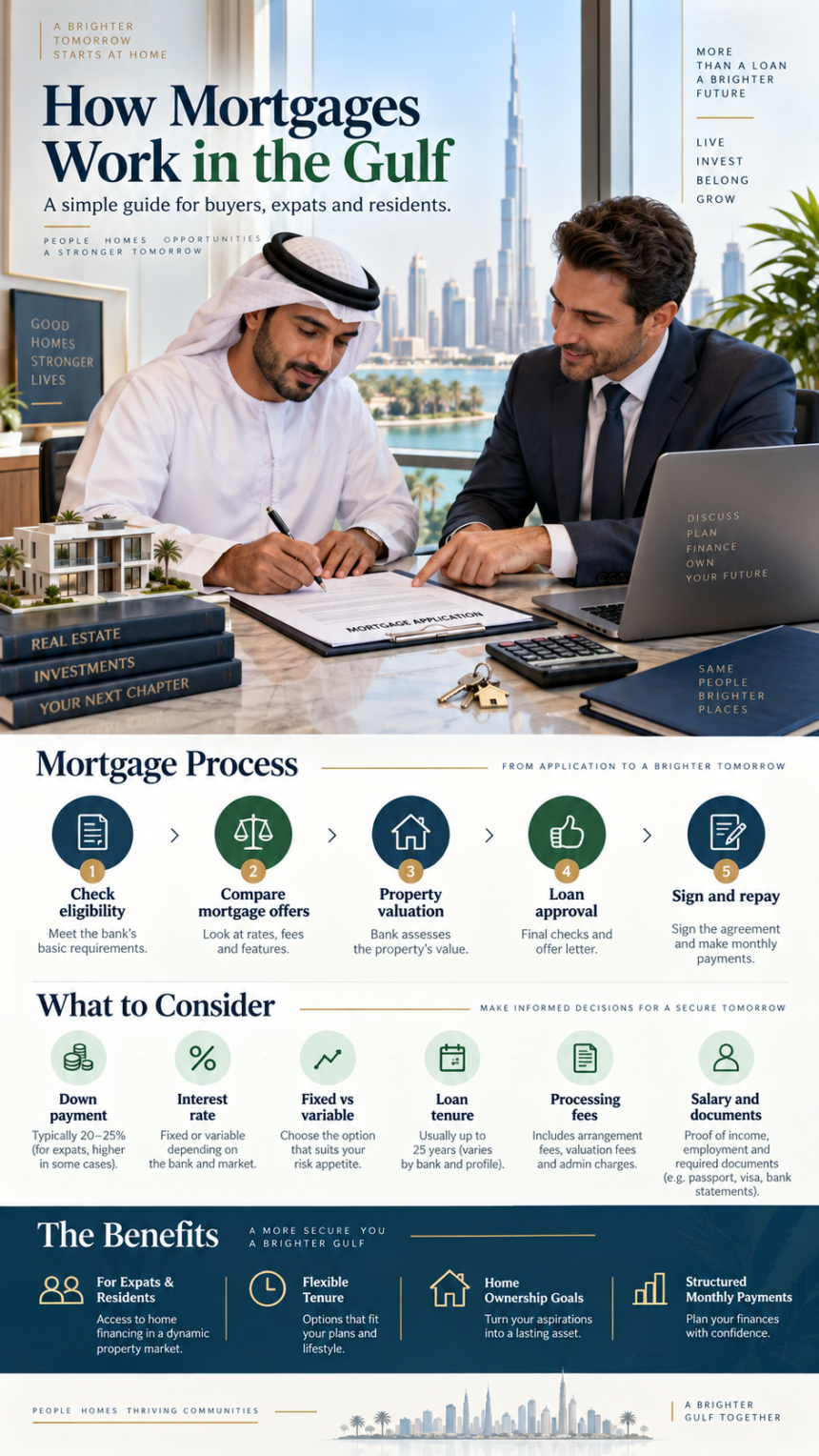 How Mortgages Work in the Gulf: 12 Essential Things Buyers Should Know in 2026 1 How Mortgages Work in the Gulf