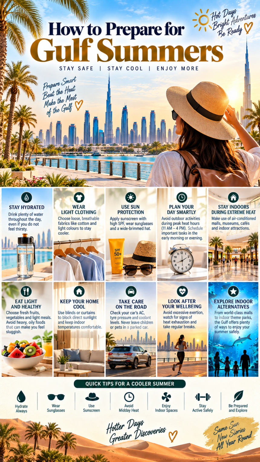 How to Prepare for Gulf Summers: Complete Heat-Safety Guide 1 How to Prepare for Gulf Summers
