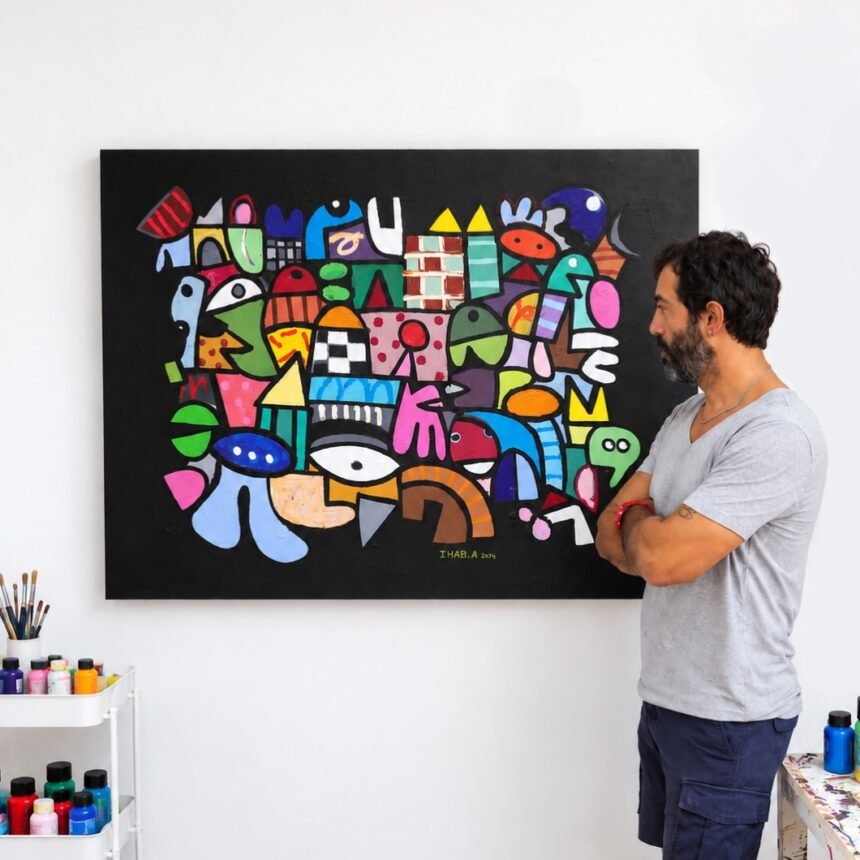 How Ihab Ahmad Transforms Memories Into Vibrant Contemporary Art 1 Ihab Ahmad