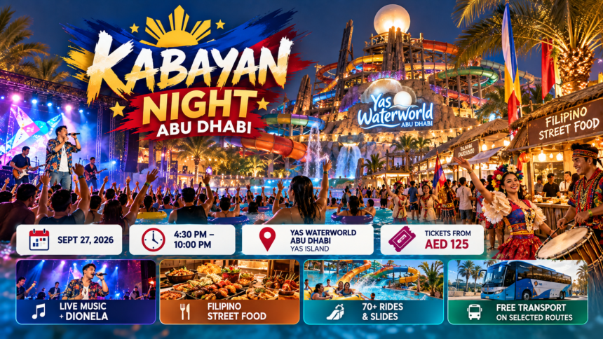Kabayan Night Abu Dhabi: Dionela to Headline Yas Waterworld 1 Kabayan Night Abu Dhabi