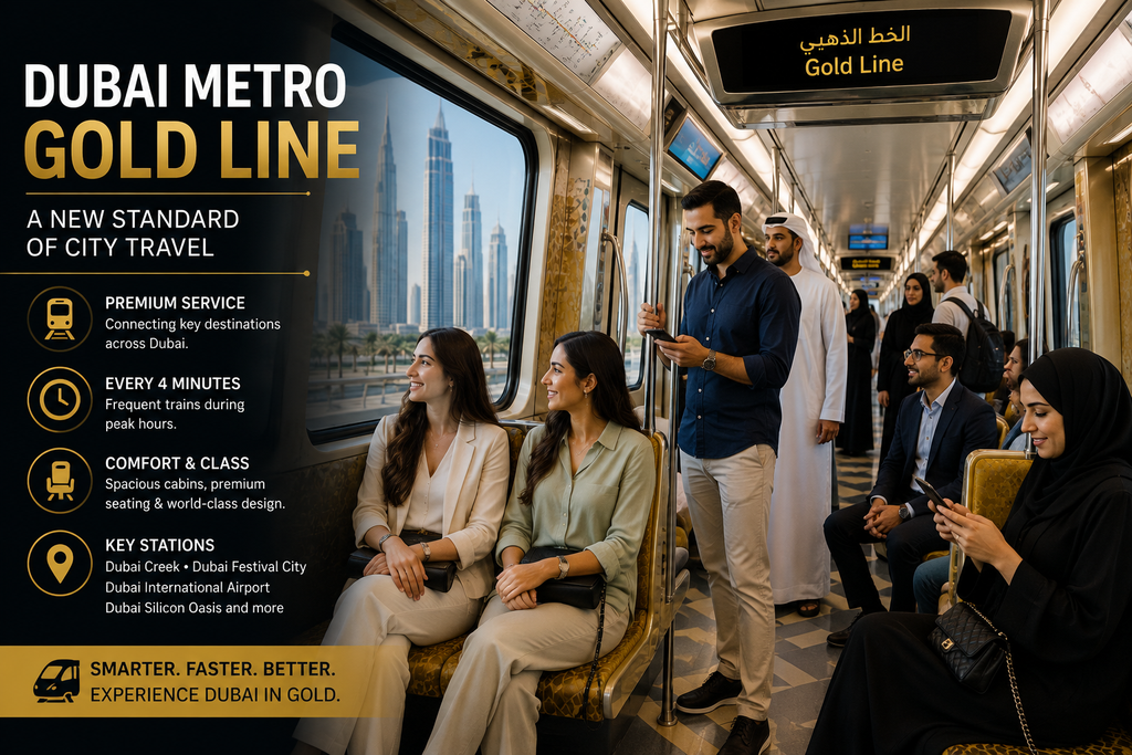 Dubai Metro Gold Line: 12 Powerful Facts About Dubai’s New Metro Route 2 Metro Gold Line Dubai