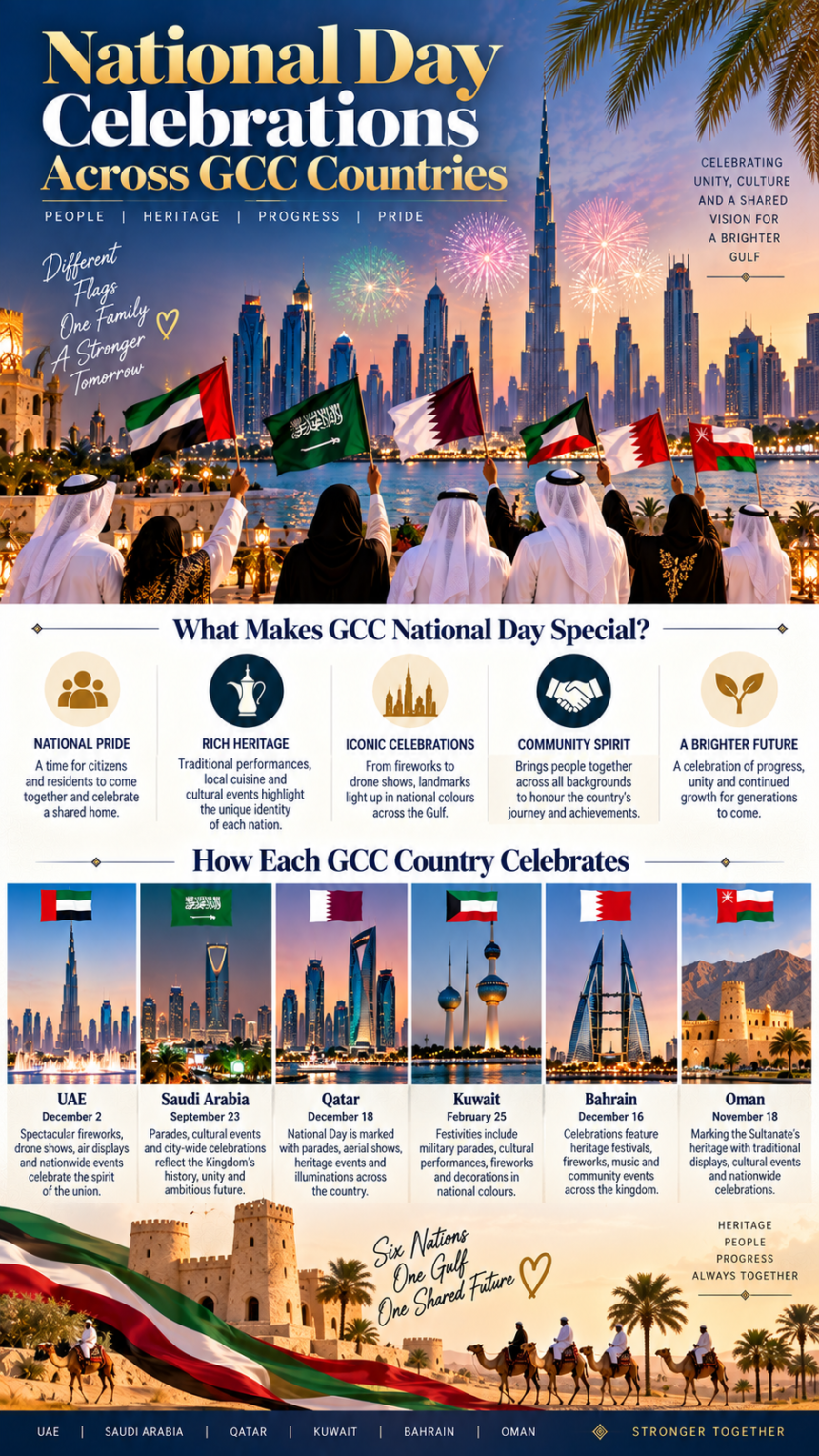 National Day Celebrations Across GCC Countries: 12 Amazing Traditions 1 National Day Celebrations