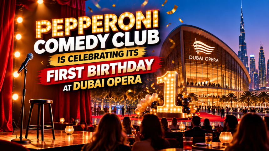 Pepperoni Comedy Club Celebrates Its First Birthday at Dubai Opera 1 Pepperoni Comedy Club