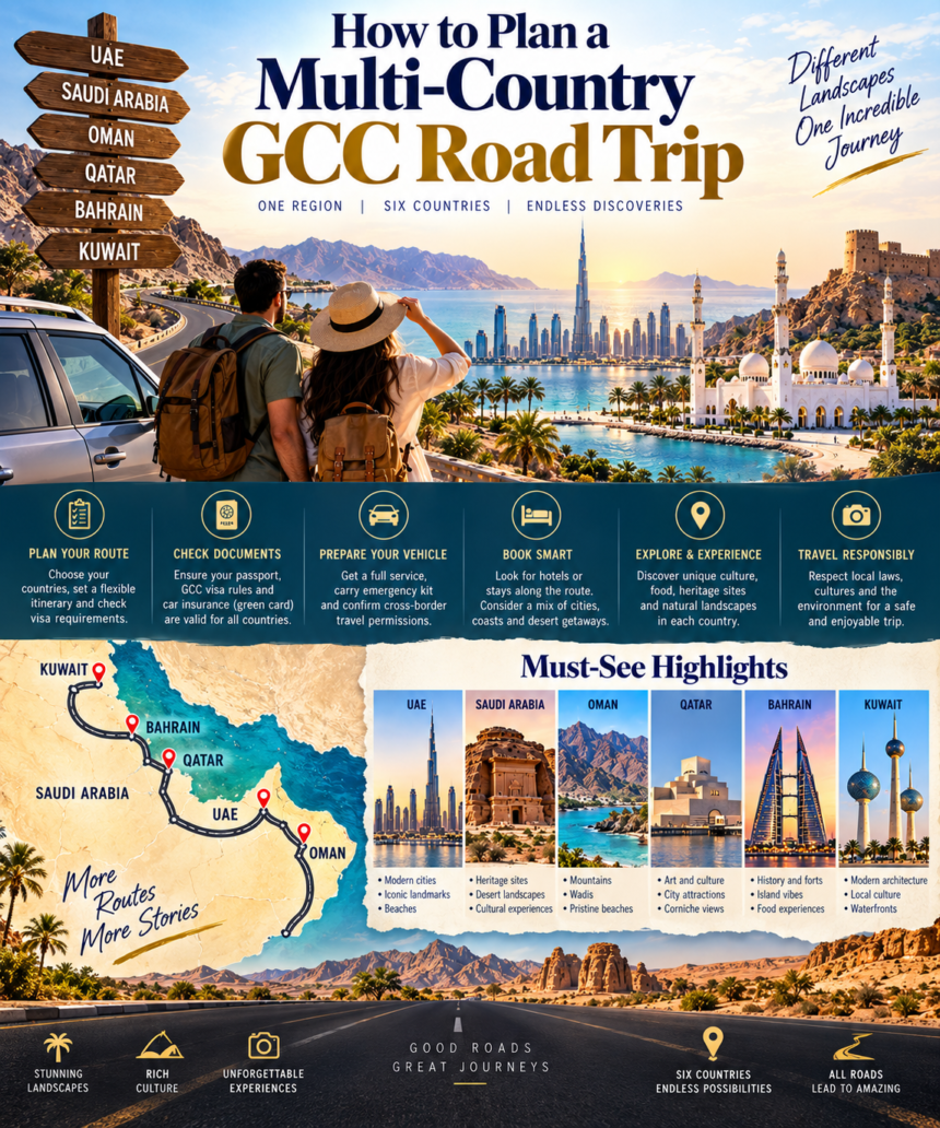 How to Plan a Multi-Country GCC Road Trip: Complete 2026 Guide 1 Plan a Multi-Country GCC Road Trip