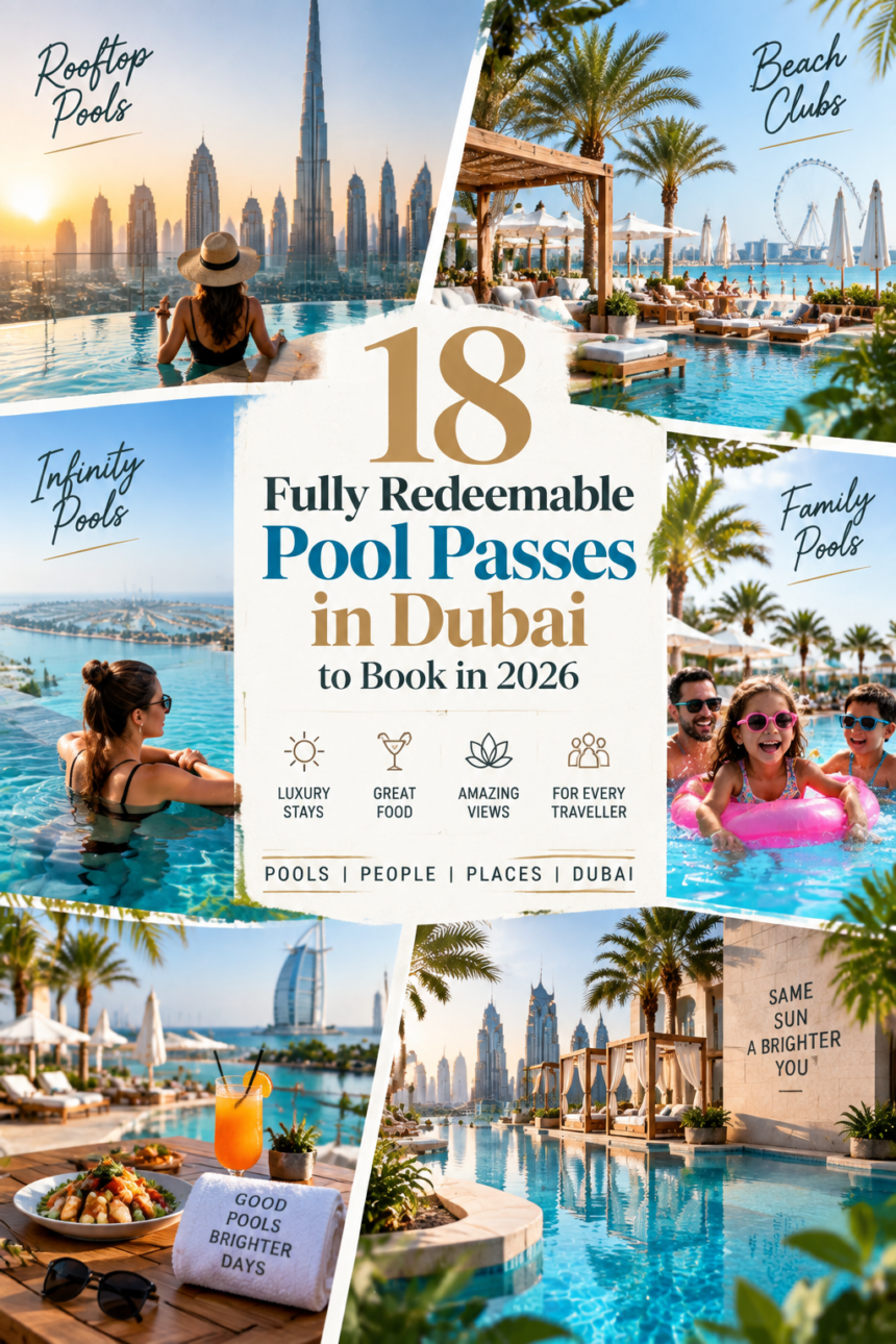 Redeemable Pool Passes Dubai: The Ultimate Summer Experience 1 Redeemable Pool Passes Dubai