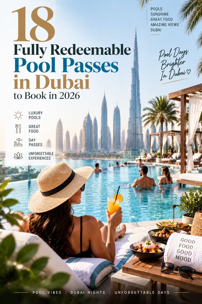 Redeemable Pool Passes Dubai: The Ultimate Summer Experience 2 Redeemable Pool Passes in the Dubai