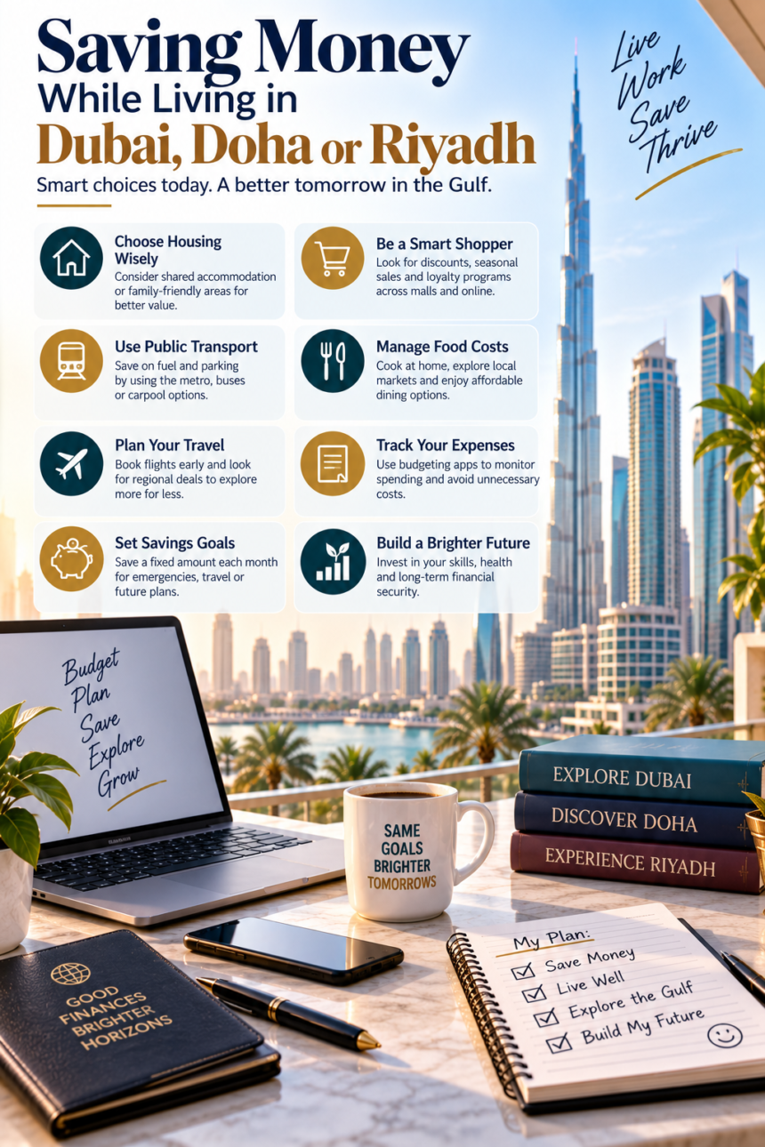 Saving Money While Living in Dubai, Doha or Riyadh: 15 Powerful Tips 1 Saving Money While Living in Dubai, Doha or Riyadh