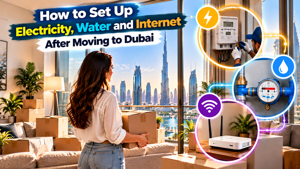 Set Up Electricity Water and Internet in Dubai