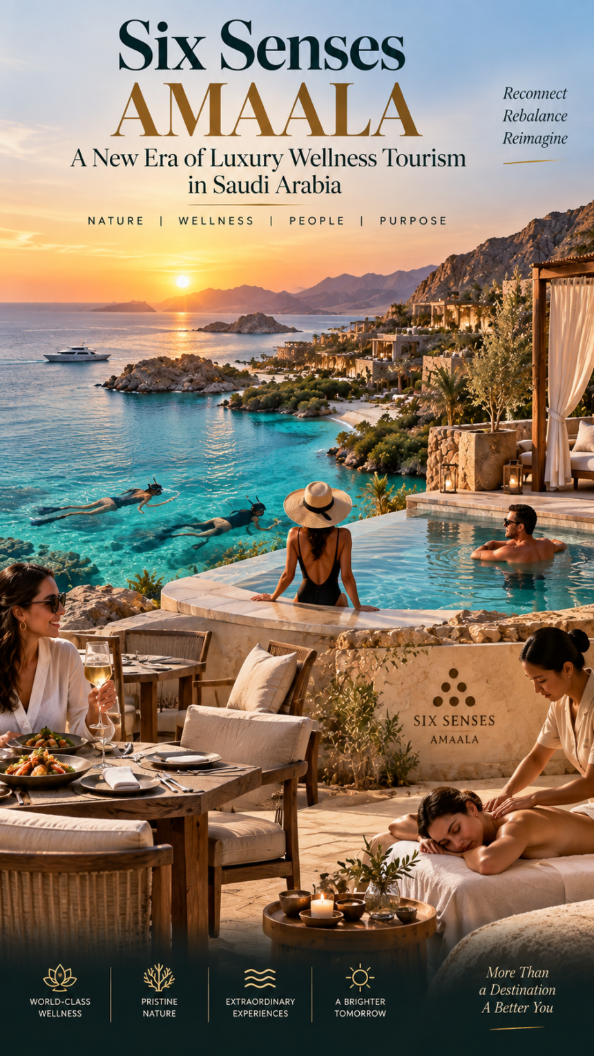 Six Senses AMAALA Opens in Saudi Arabia, Bringing a New Era of Luxury Wellness Tourism 1 Six Senses AMAALA