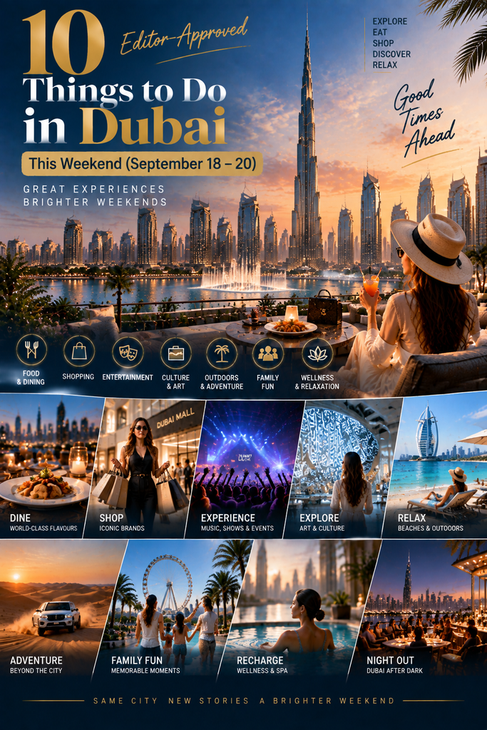 Things to Do in Dubai This Weekend: September 18–20 Guide 2 Things to Do in Dubai in the Weekends