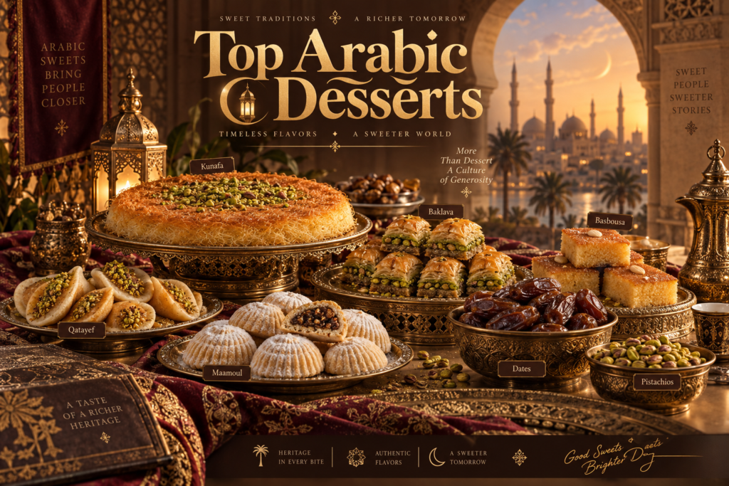 Arabic Desserts You Must Need to Try in the UAE 3 Top Arabic Desserts