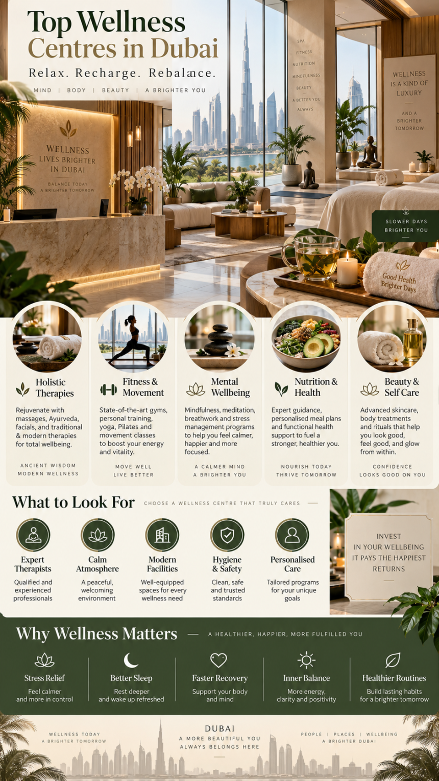 Top Wellness Centres in Dubai