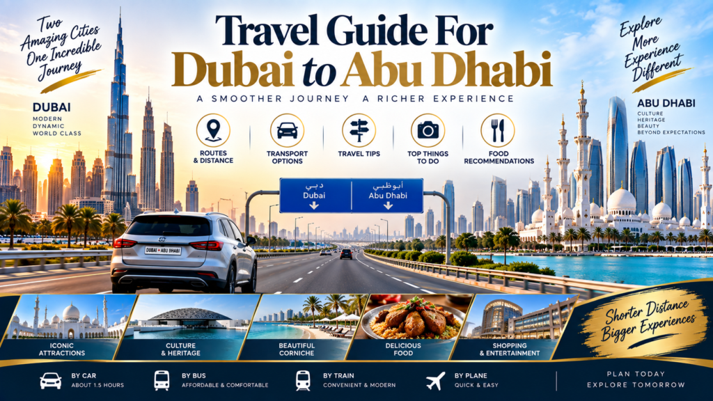 Dubai to Abu Dhabi Travel Guide Know Everything Before You Go 3 Travel Guide For Dubai to Abu Dhabi