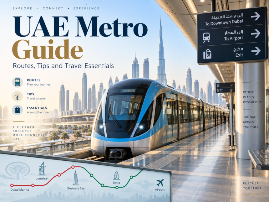 UAE Metro Guide Timings, Tickets, Map, Stations & Lines 1 UAE Metro Guide