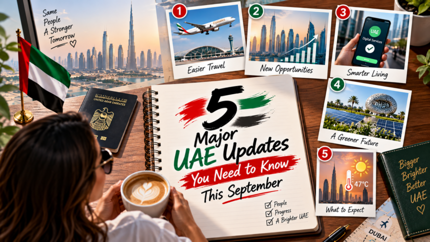 5 Major UAE Updates You Need to Know This September 1 UAE Updates September 2026