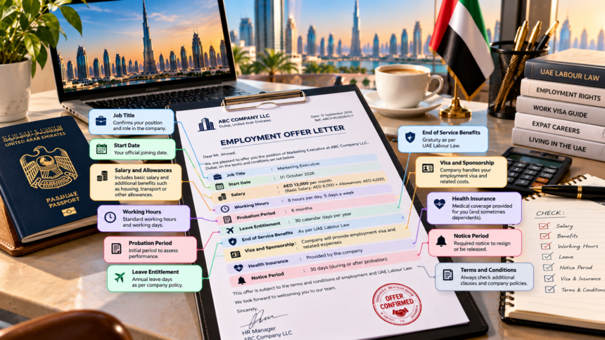 How to Understand a UAE Employment Offer Letter 1 UAE employment offer letter