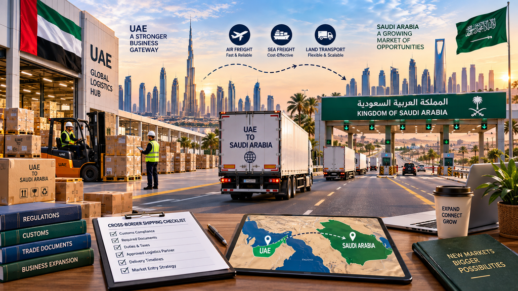 Expanding from the UAE to Saudi Arabia: Building an Efficient Cross-Border Shipping Strategy 2 UAE to Saudi Arabia cross-border shipping