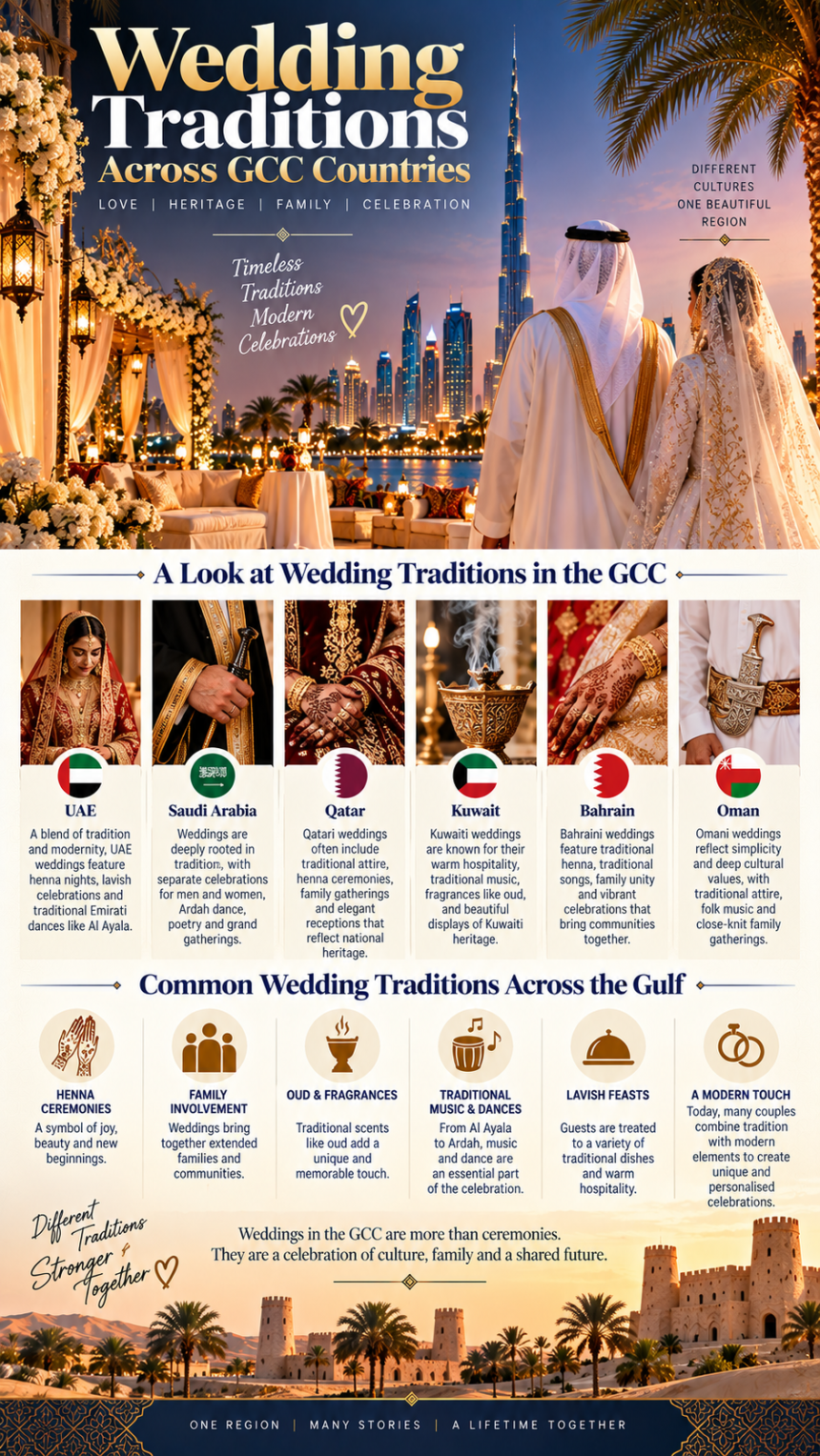 Wedding Traditions Across GCC Countries: 15 Beautiful Customs 1 Wedding Traditions Across GCC Countries
