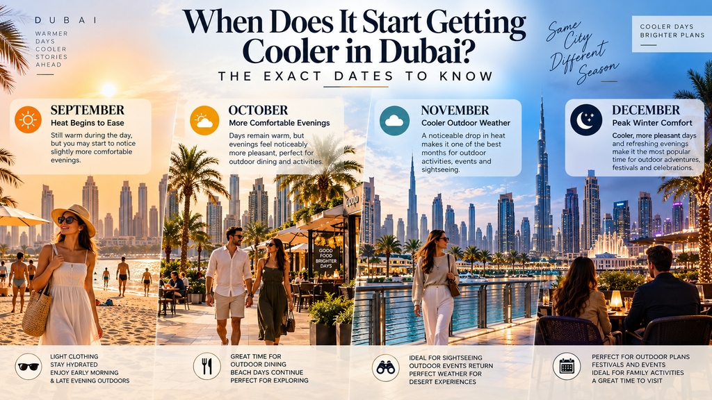 When Does Dubai Start Cooling Down? The Key Dates to Watch 2 When Does It Start Getting Cooler in Dubai Best Dates to Know