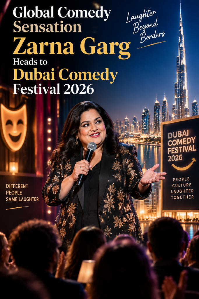 Zarna Garg Dubai Comedy Festival 2026: A Major Comedy Moment in Dubai 2 Zarna Garg Dubai Comedy Festival