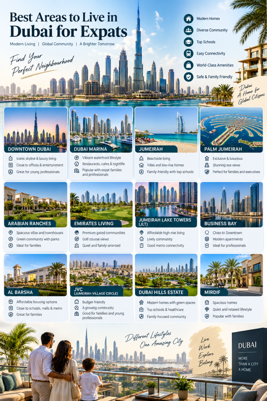 best areas to live in Dubai