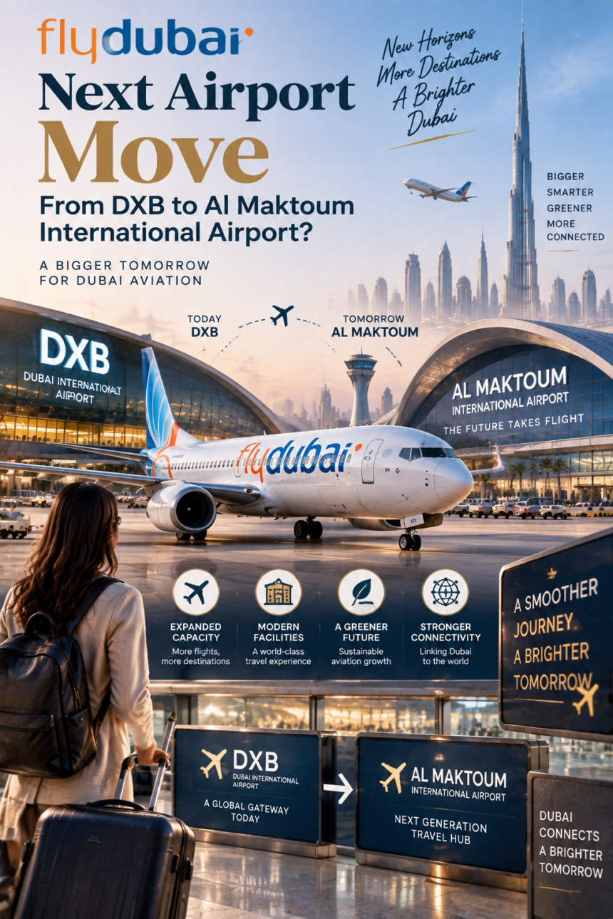 flydubai Move to Al Maktoum Airport: Dubai’s Next Aviation Chapter 1 flydubai Move to Al Maktoum Airport