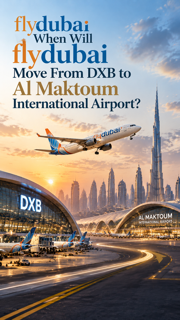 flydubai Move to Al Maktoum Airport: Dubai’s Next Aviation Chapter 2 flydubai Move to Al Maktoum Airport shift