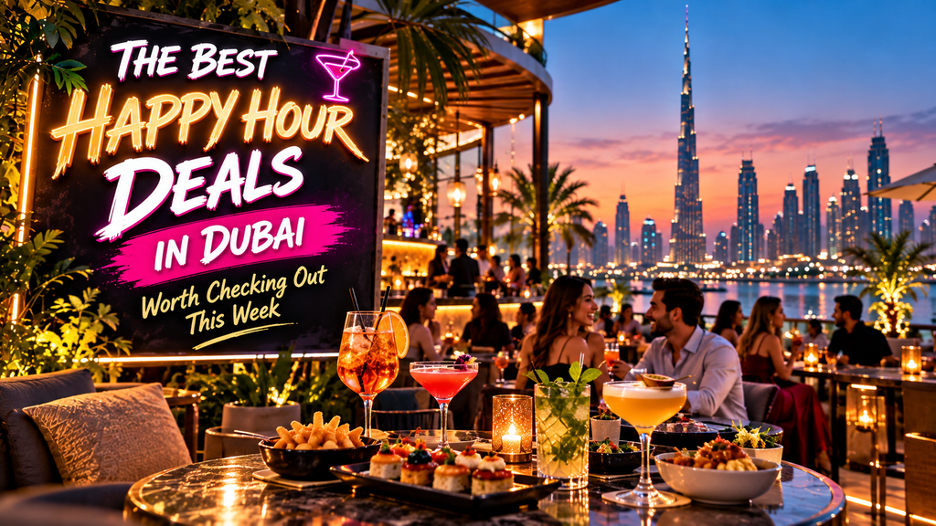 The Best Happy Hour Deals in Dubai Worth Checking Out This Week 2 happy hour deals in the Dubai