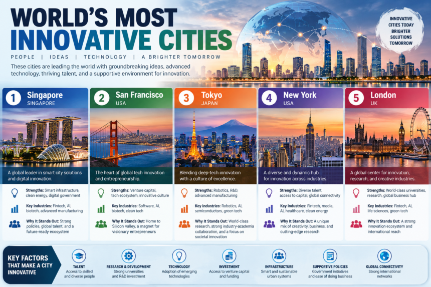 World's Most Innovative Cities: Global Hubs Shaping the Future 1 worlds most innovative cities