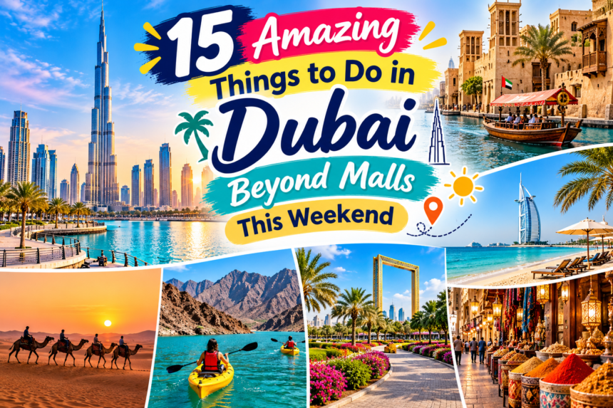 15 Amazing Things to Do in Dubai Beyond Malls This Weekend 1 15 Amazing Things to Do in Dubai Beyond Malls This Weekend