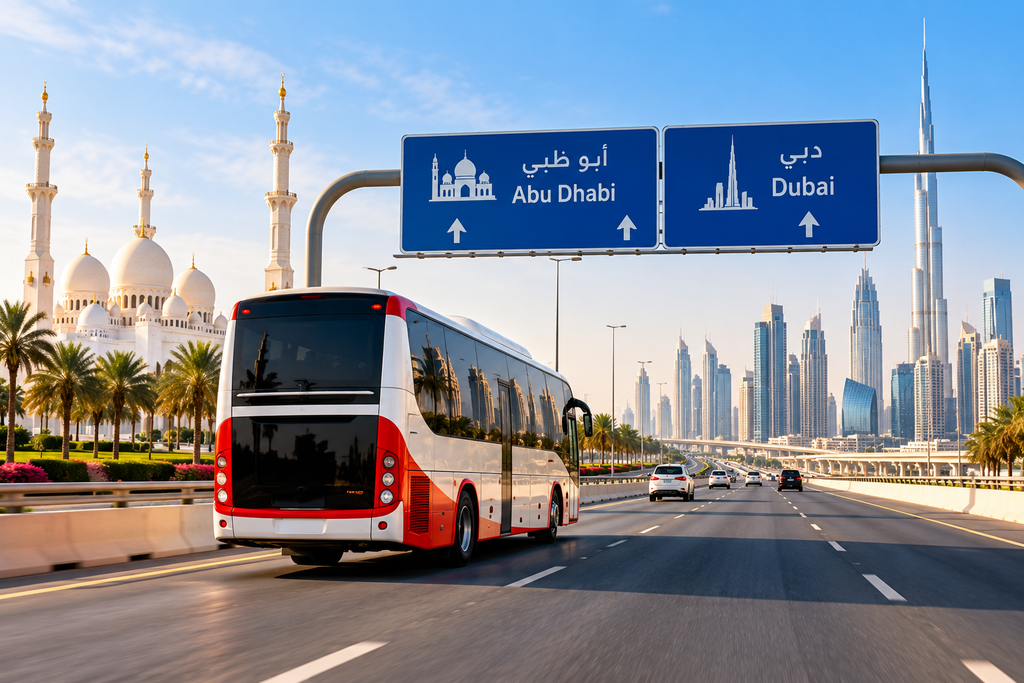 Abu Dhabi to Dubai by Bus: Routes, Tickets and Free Shuttles 2 Abu Dhabi to Dubai by the Bus