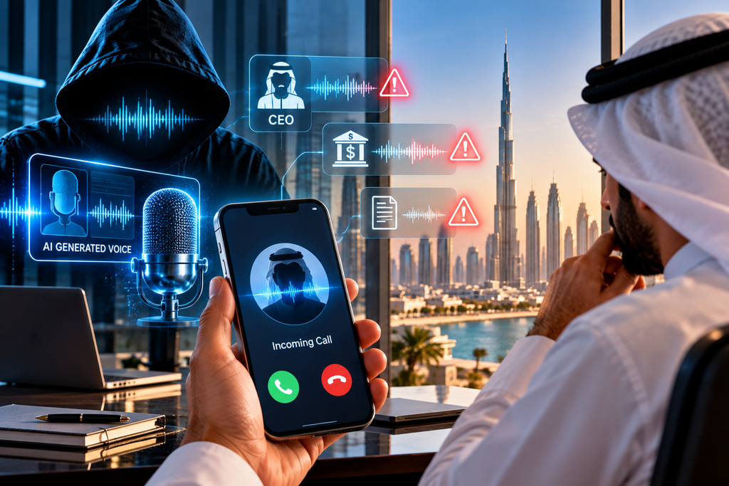 Deepfake Voice Fraud: How AI Technology Is Changing Risks for Gulf Businesses 2 Deepfake Voice Fraud in Gulf