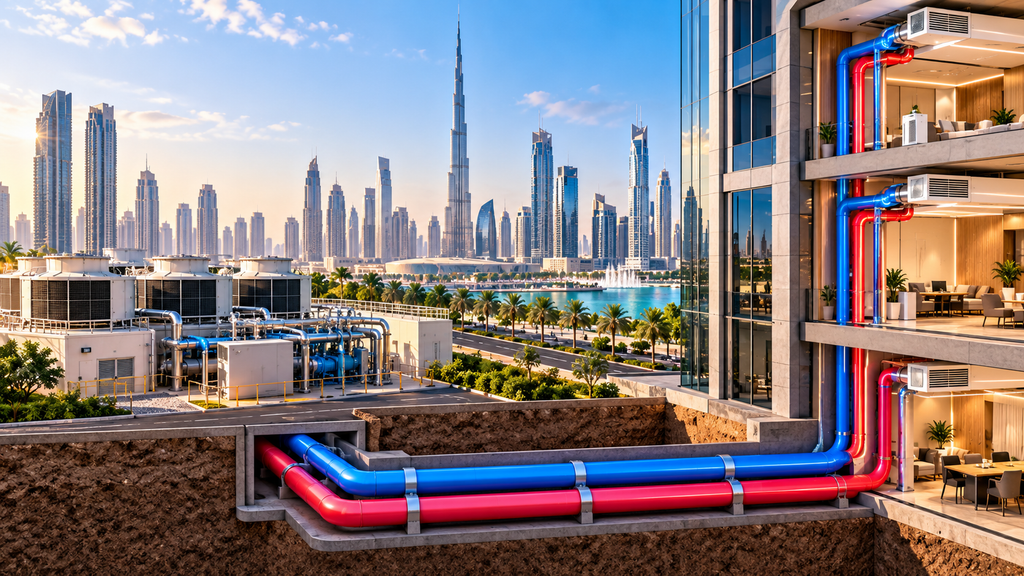 District Cooling in Dubai: How It Works, Costs, and Business Opportunities 2 District Cooling in the Dubai