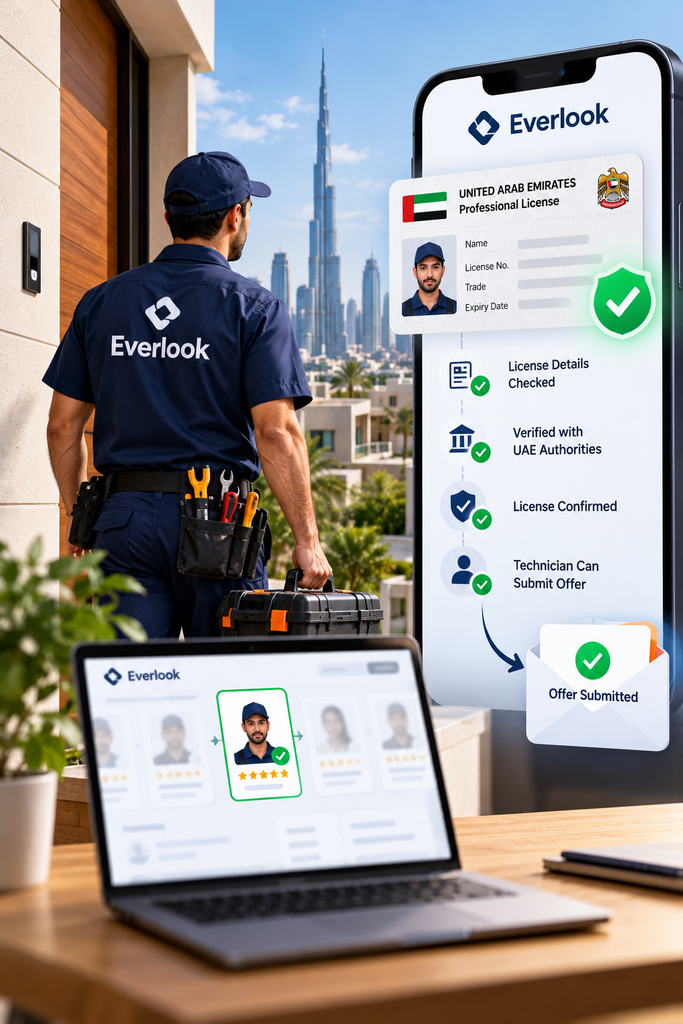 Everlook Technician License Verification