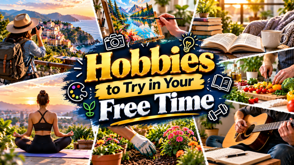 Best Hobbies to Try in Your Free Time To Unwind & Relax 2 Hobbies to Try in Your Free Time