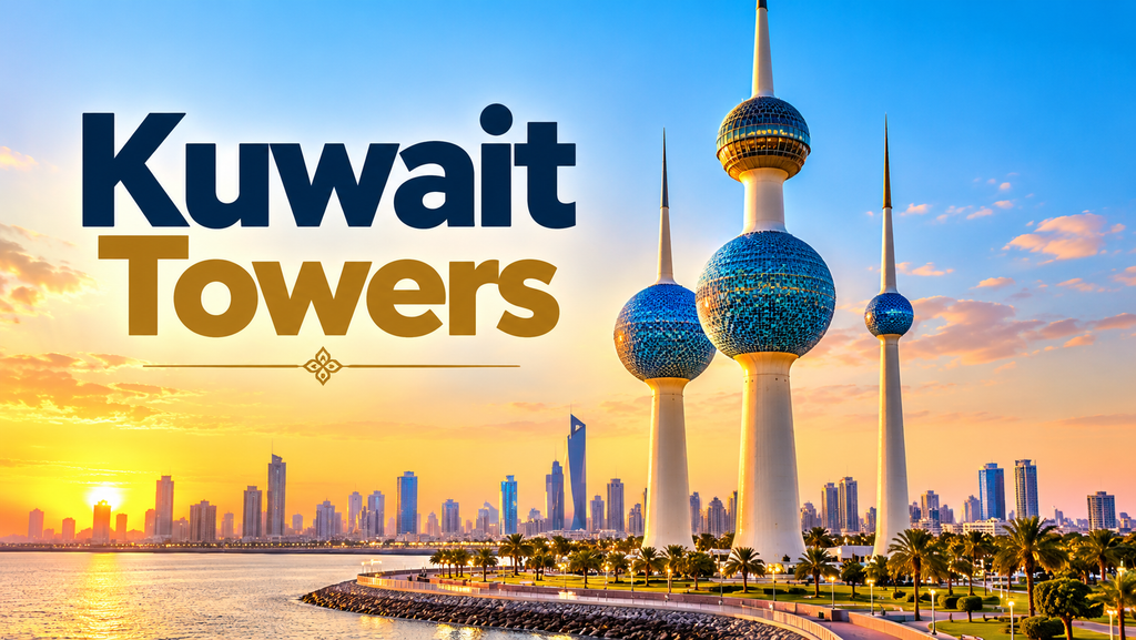 Kuwait Towers at Golden Hour