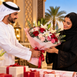 giving flowers in the UAE