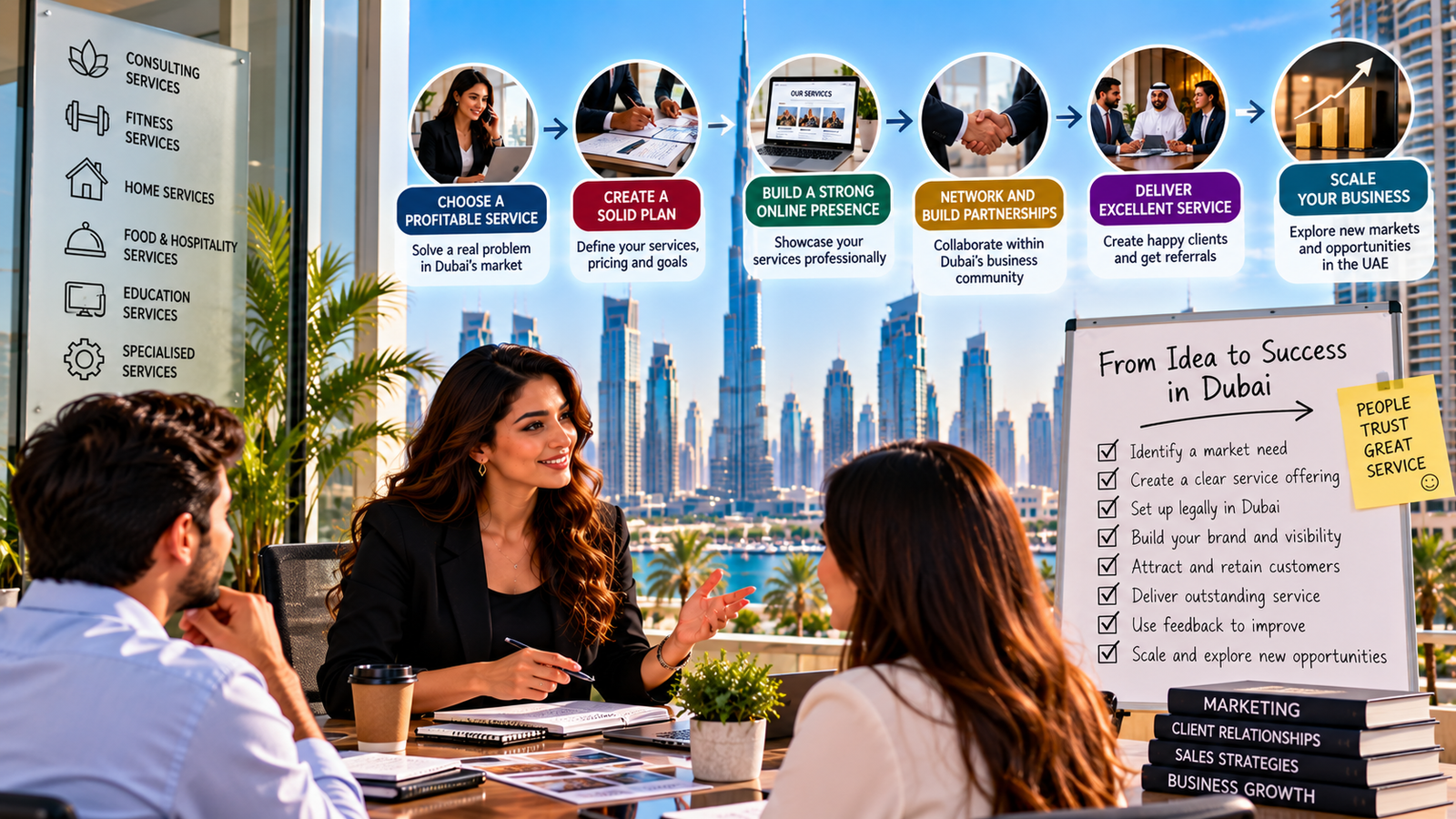 service business in the Dubai